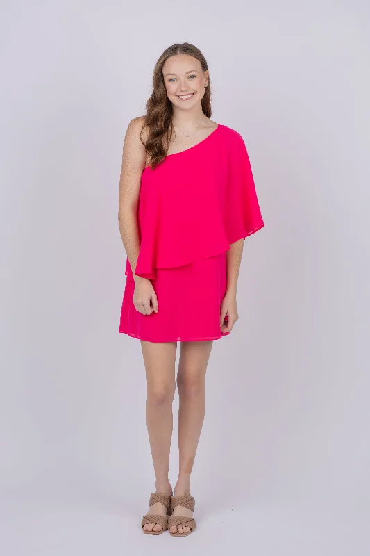 Amanda Uprichard Arosa Dress in Passion Fruit