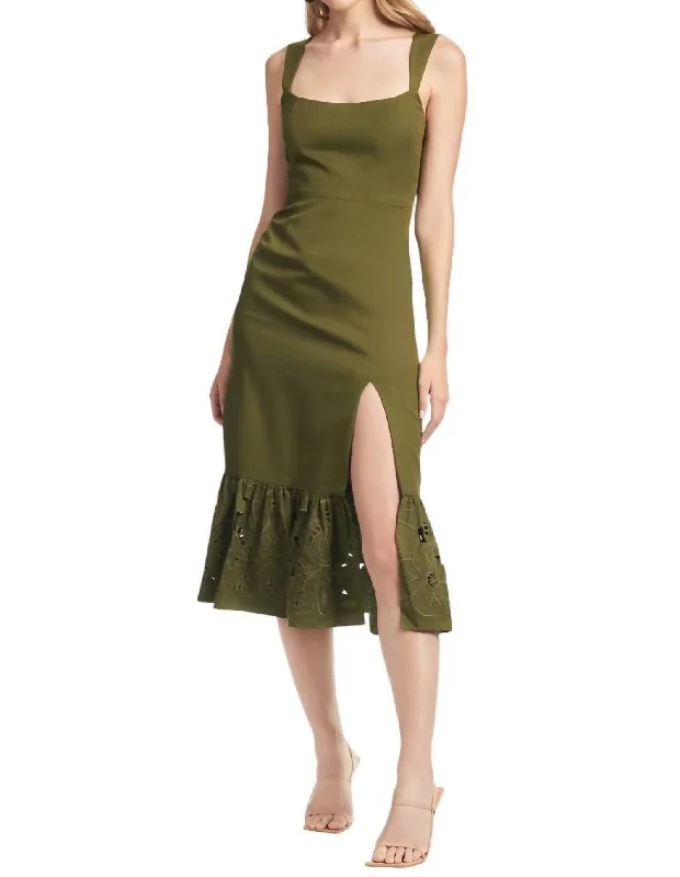 Laura Dress In Olive