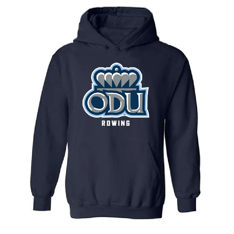 Old Dominion - NCAA Women's Rowing : Kendall Freeman - Classic Shersey Hooded Sweatshirt Hoodie with Lace Feminine Delicate