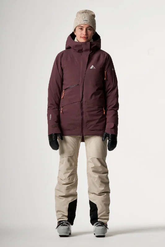 Women's Grace Insulated Jacket A-Line Jacket Boat Neck Shawl Collar