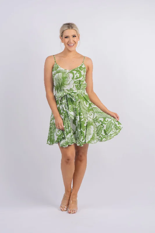 Velvet by Graham & Spencer Vivian Dress in Green