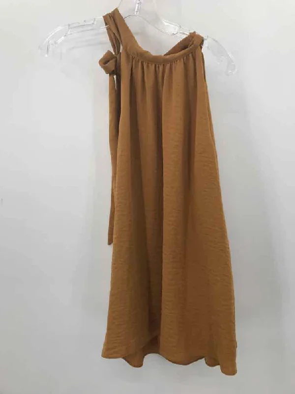 Pre-Owned Rachel Roy Tan Size Medium Tank Top strappy tank top