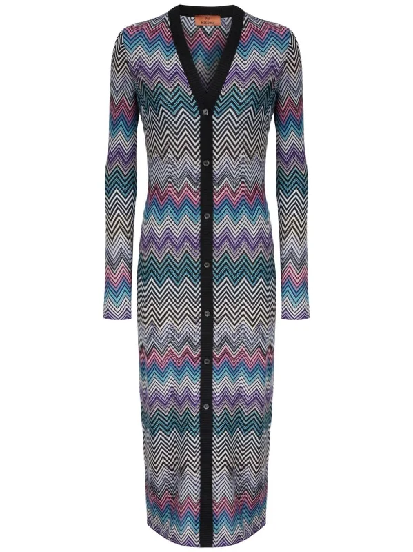 Missoni Women's Sweaters Clear Blue Sequined Glittery Shiny