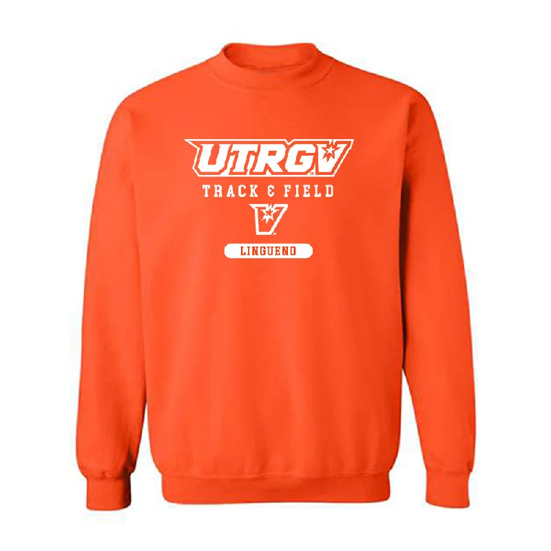 UTRGV - NCAA Women's Track & Field : Ashley Lingueno - Classic Shersey Crewneck Sweatshirt Hoodie with Earth Tones Natural Calm