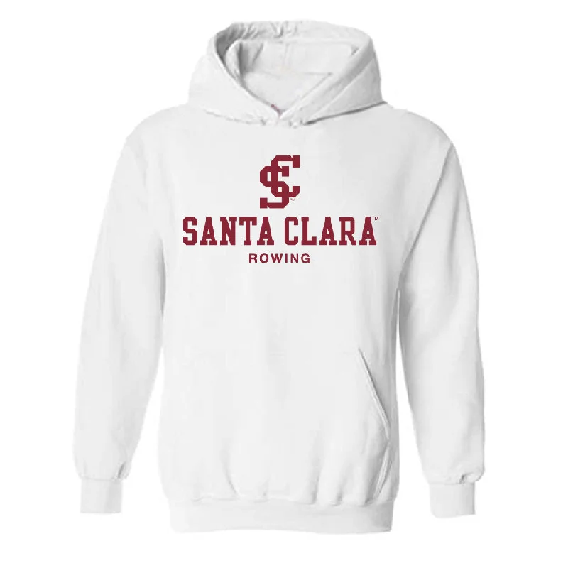 SCU - NCAA Women's Rowing : Maia Murphy - Hooded Sweatshirt Hoodie with Slit Hem Functional Movement