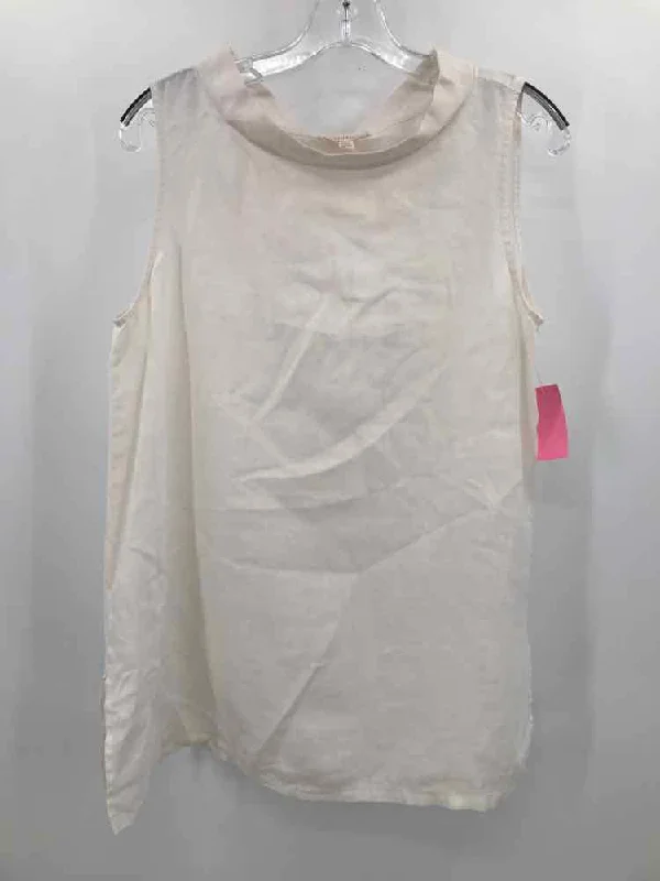 Pre-Owned Eileen Fisher White Size Small Tunic Tank Top layering tank top