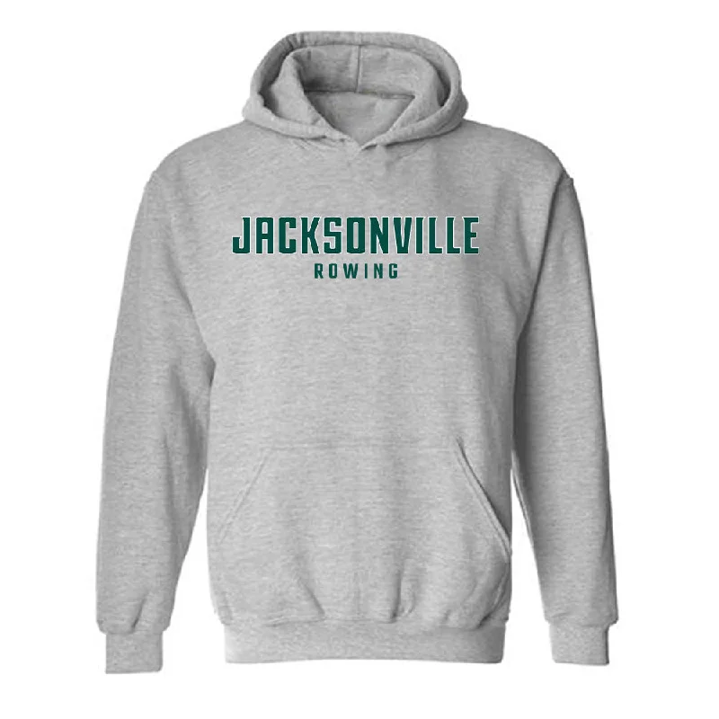 Jacksonville - NCAA Women's Rowing : Kennedy Rowley - Classic Shersey Hooded Sweatshirt Hoodie with Elastic Waist Stretchable Comfortable