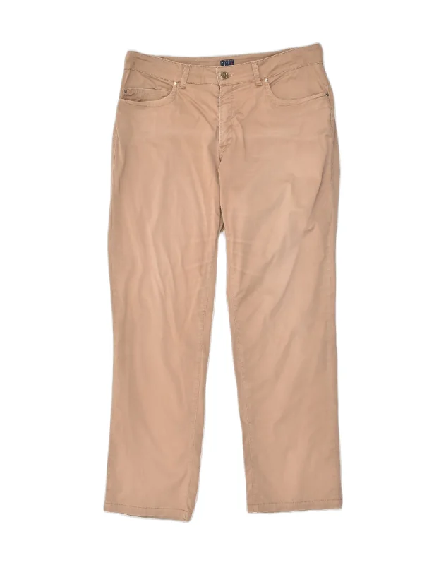 TRUSSARDI Womens Straight Casual Trousers W34 L32 Brown Trousers Business Professional TRUSSARDI Womens Straight Casual Trousers W34 L32 Brown Trousers Business Professional