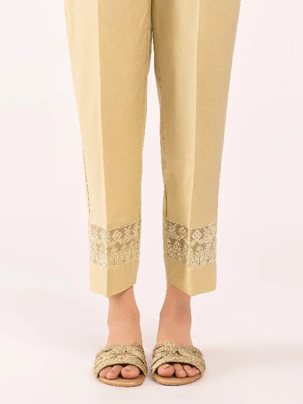 Embroidered Cambric Trousers Trousers Ceremony Elegant