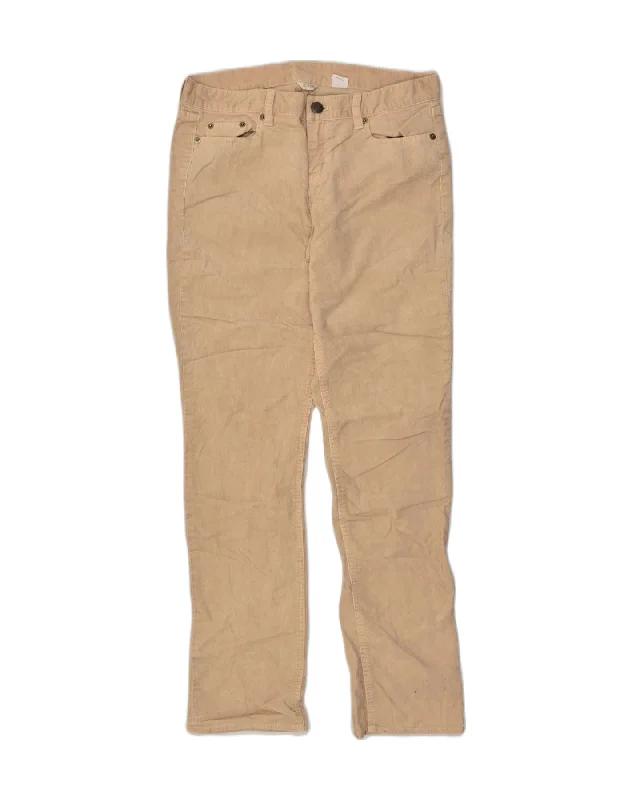 J. CREW Womens City Fit Slim Corduroy Trousers W29 L31 Beige Cotton Trousers Plaid Checkered J. CREW Womens City Fit Slim Corduroy Trousers W29 L31 Beige Cotton Trousers Plaid Checkered