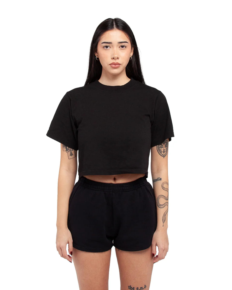 Garment Dye Crop Top | ShakaWear Print Jacquard Patchwork