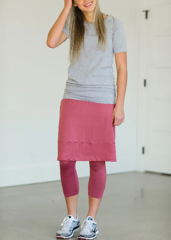 Snoga Rose Mesh Athletic Skirt - FINAL SALE wrap skirt elegant