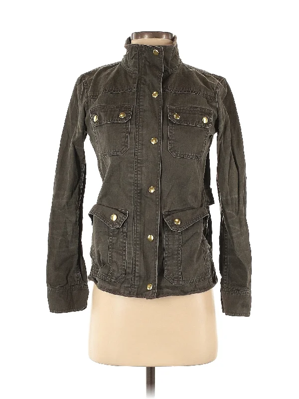 Jacket Zippered Front Buttoned Front Snap Front