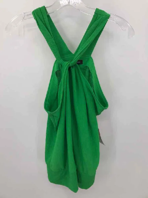 Pre-Owned INC Green Size Medium Tank Top cropped tank top