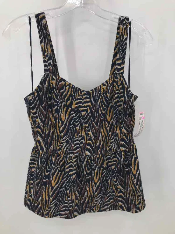 Pre-Owned By Anthropologie Navy Size Small Tank Top cotton tank top