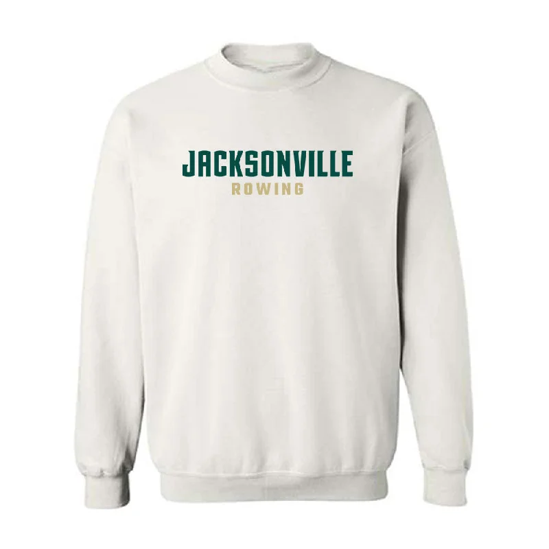 Jacksonville - NCAA Women's Rowing : Kennedy Rowley - Classic Shersey Crewneck Sweatshirt Hoodie with Snap Buttons Easy Quick