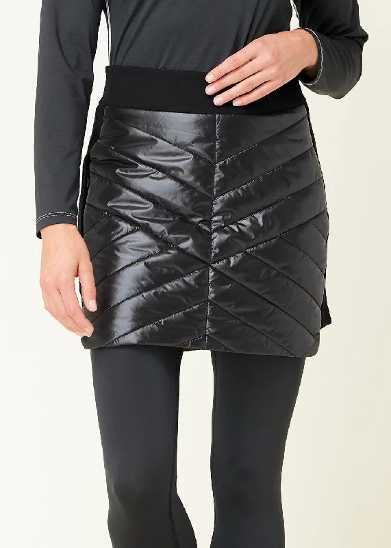Krimson Klover Carving Skirt - Women's silk skirt lustrous