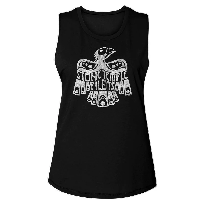 Women Exclusive STONE TEMPLE PILOTS Eye-Catching Muscle Tank, Eagle fitness tank top