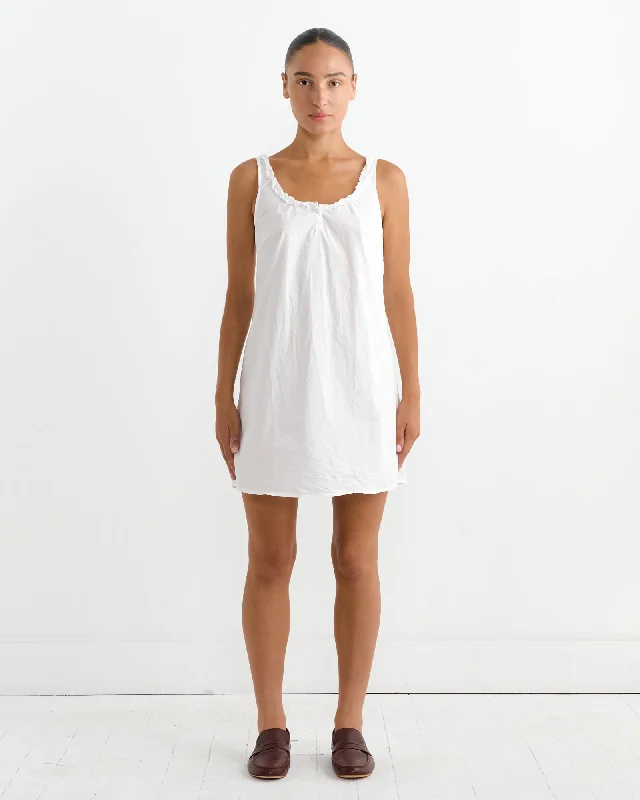 Babylock Dress in White