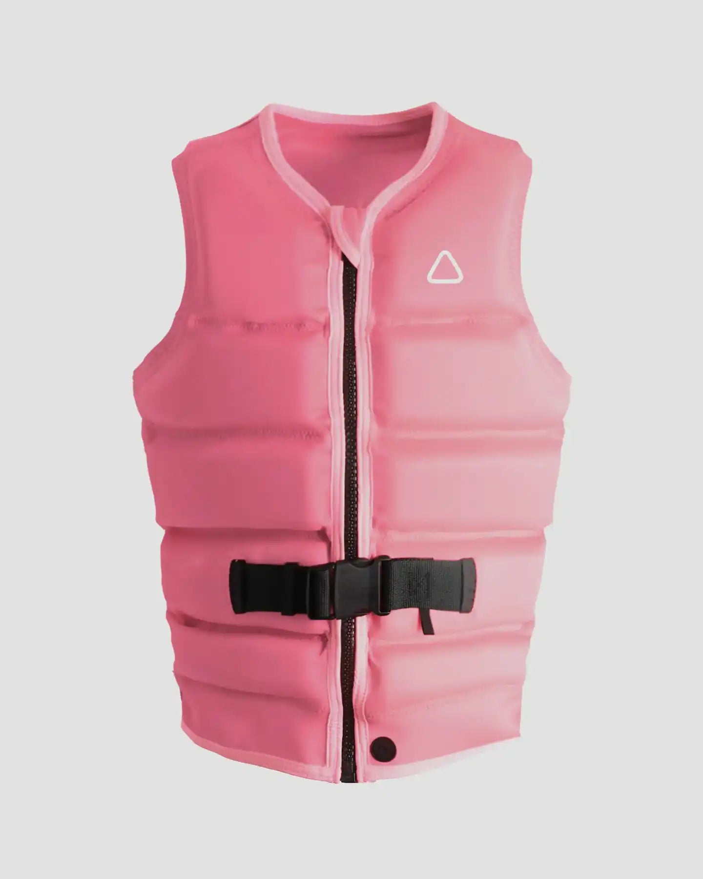 Follow Primary Ladies Life Jacket - Pink Ribbed Jacket Pleated Jacket Ruffled Jacket