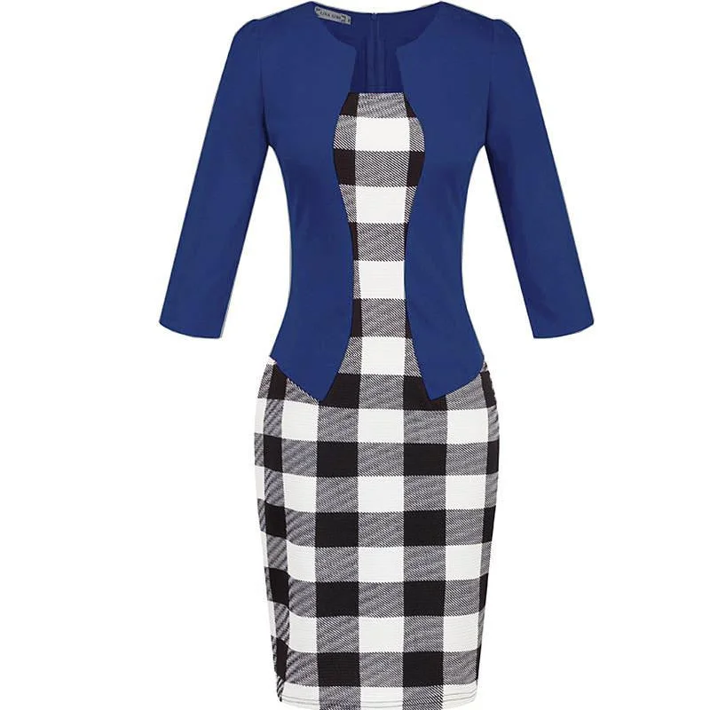 Plaid Dark Blue