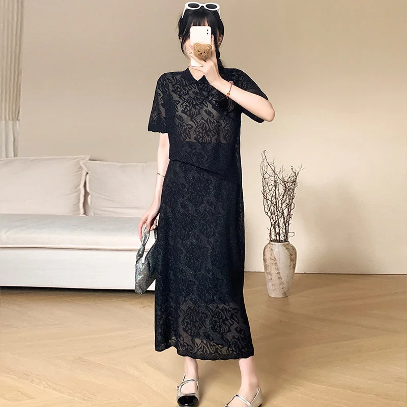 Black Suit (Top Skirt)