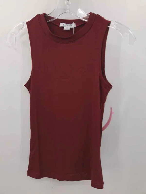 Pre-Owned Monte Red Size XS Tank Top lounge tank top