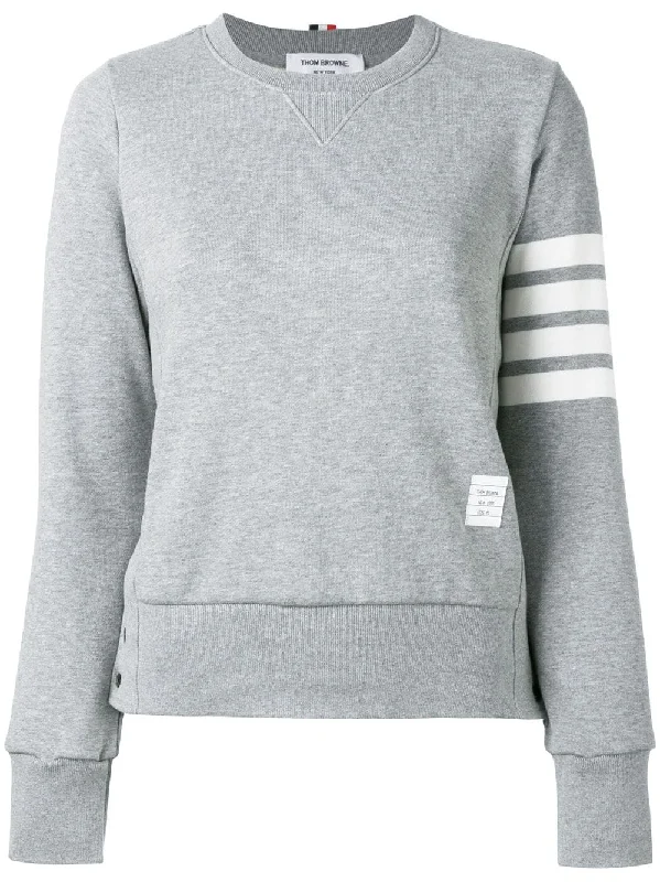Thom Browne Women's Sweaters Grey Long Sweater Short Sweater Cropped Sweater