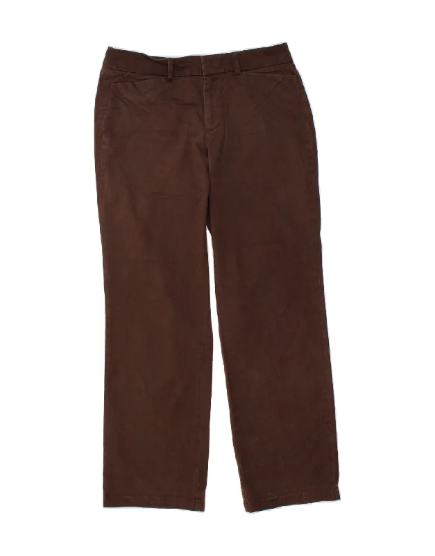 DOCKERS Womens Straight Casual Trousers US 6 Medium W30 L30 Brown Cotton Trousers Canvas Durable DOCKERS Womens Straight Casual Trousers US 6 Medium W30 L30 Brown Cotton Trousers Canvas Durable