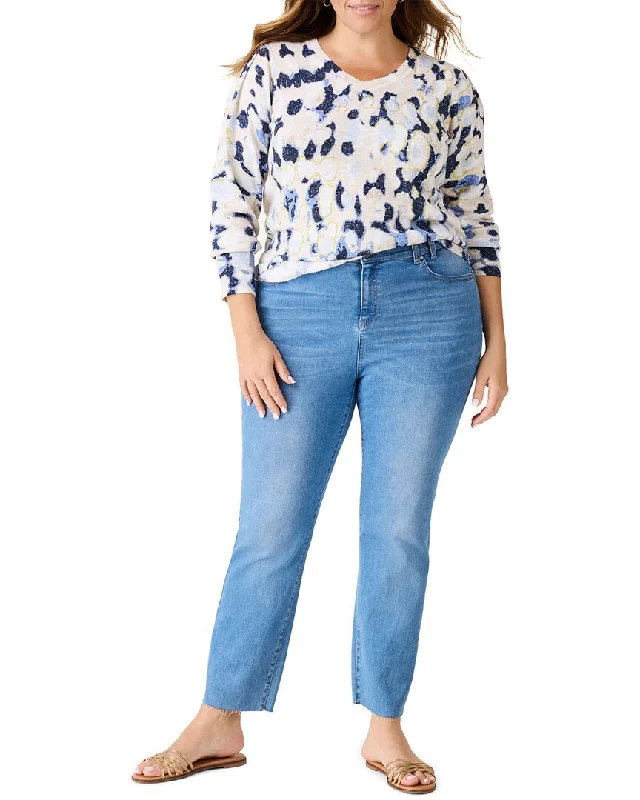 Nic+Zoe Plus Rolling Clouds Sweater Wool Sweater Cotton Sweater Cashmere Sweater
