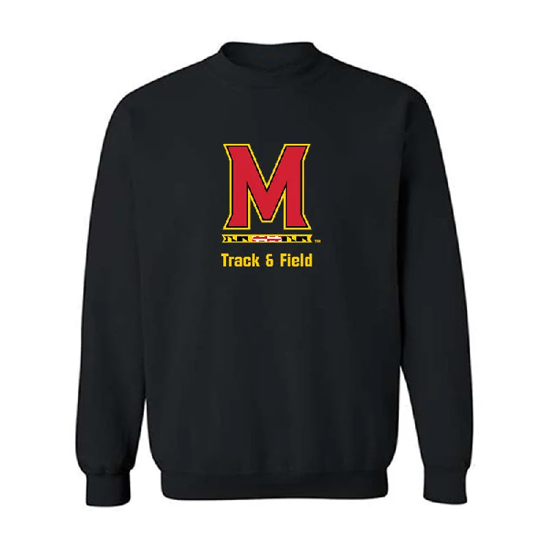 Maryland - NCAA Women's Track & Field : Victoria Teasley - Classic Shersey Crewneck Sweatshirt Hoodie with Lining Warm Insulated