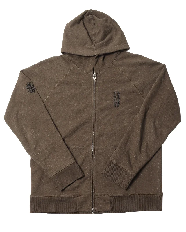 Thermal Zip Up Hoodie Hoodie with Pastel Soft Subtle