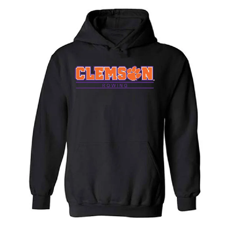 Clemson - NCAA Women's Rowing : Skyler Riggio - Classic Shersey Hooded Sweatshirt Hoodie Jacket Zipper Layering