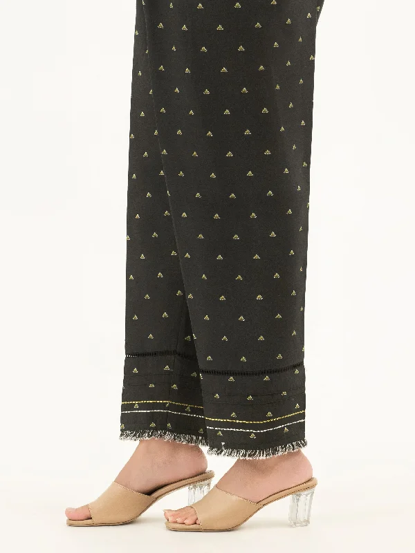 Embroidered Winter Cotton Trousers Trousers Spring Floral