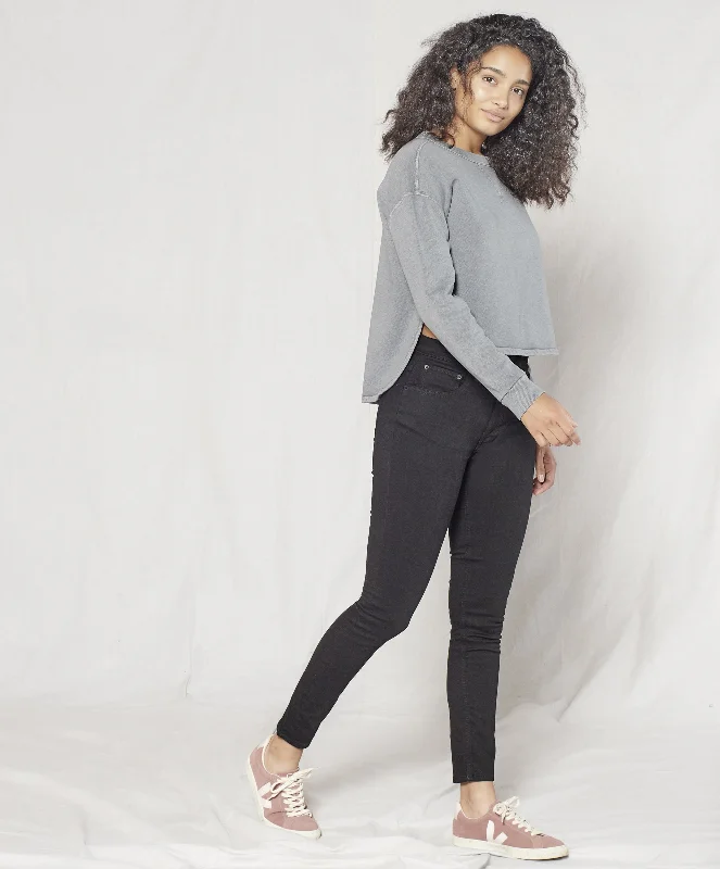 Outerknown | Solstice Cutaway Crew Sweatshirt Hoodie with Elastic Cuffs Stretchable Comfortable Outerknown | Solstice Cutaway Crew Sweatshirt Hoodie with Elastic Cuffs Stretchable Comfortable