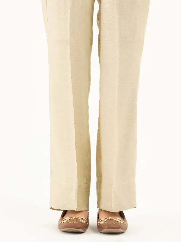 Dyed Silk Trousers(Pret) Trousers fashionable chic