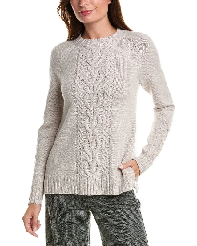 S Max Mara Ginny Wool & Cashmere-Blend Sweater High Neck Crew Neck V-Neck