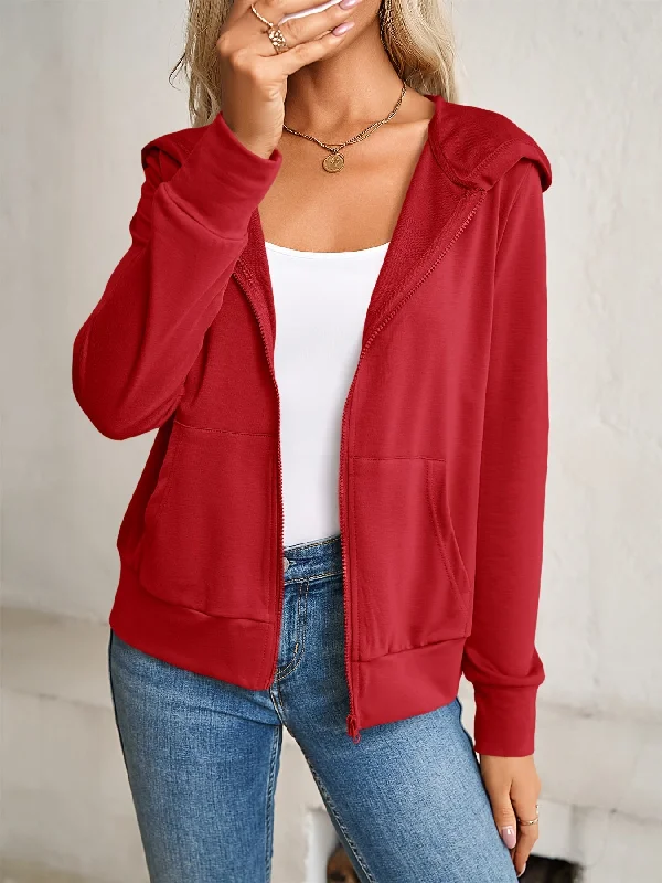 Womens Chic Solid Zipper Hoodie with Comfy Kangaroo Pocket - Versatile Casual Sweatshirt for Daily Style Hoodie with Tie-Dye Psychedelic Retro Womens Chic Solid Zipper Hoodie with Comfy Kangaroo Pocket - Versatile Casual Sweatshirt for Daily Style Hoodie with Tie-Dye Psychedelic Retro
