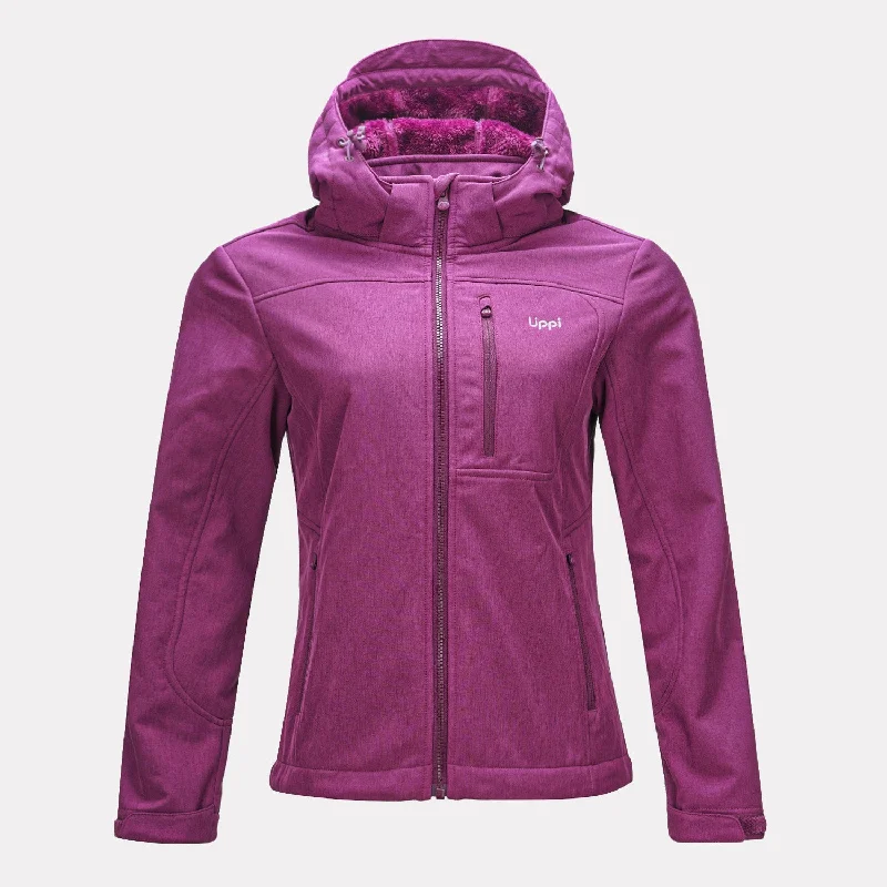 Chaqueta Mujer Macaya Softshell Hoody Jacket Melange Purpura Lippi Hooded Jacket Caped Jacket Shawl Collar Jacket Chaqueta Mujer Macaya Softshell Hoody Jacket Melange Purpura Lippi Hooded Jacket Caped Jacket Shawl Collar Jacket