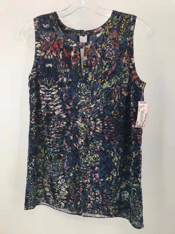 Pre-Owned Cabi Blue Size XS Tank Top solid color tank