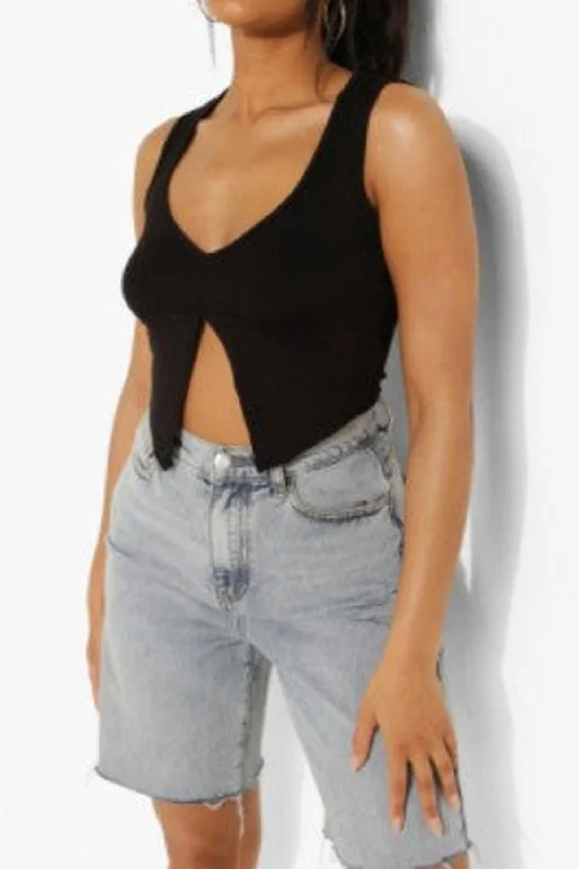Petite Cut Out Crop Top Chenille Fabric Brocade Fabric Lace Fabric