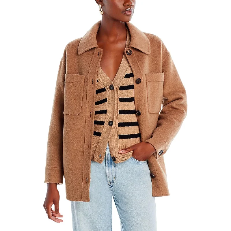 Connie Womens Wool Cold Weather Shirt Jacket Quilted Jacket Puffer Jacket Insulated Jacket Connie Womens Wool Cold Weather Shirt Jacket Quilted Jacket Puffer Jacket Insulated Jacket