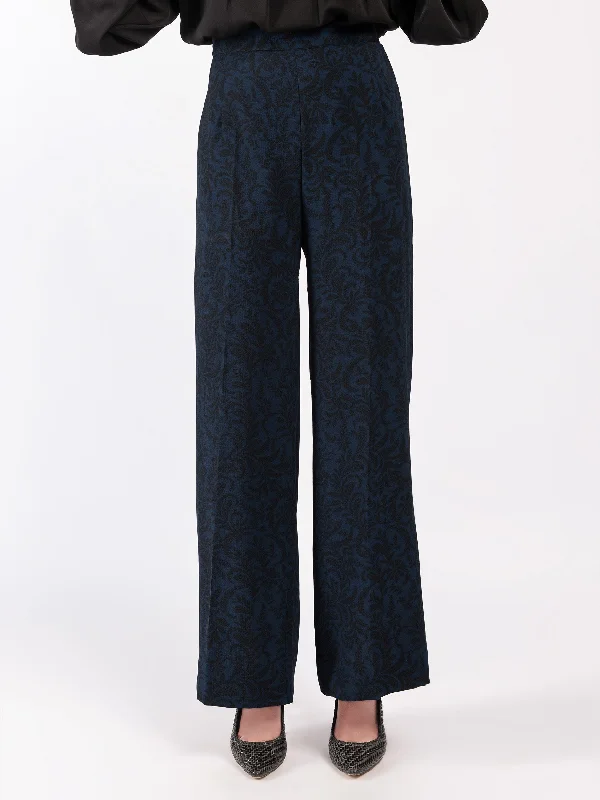 Printed Grip Trousers Trousers sophisticated sleek