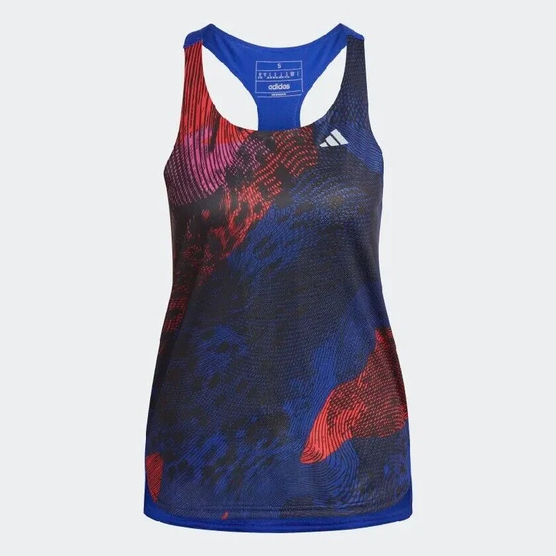 adidas Adizero Running Vest Womens Tank Top Ladies Gym Training mint tank top