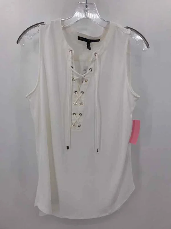 Pre-Owned WHBM Ivory Size Medium Tank Top ribbed tank top