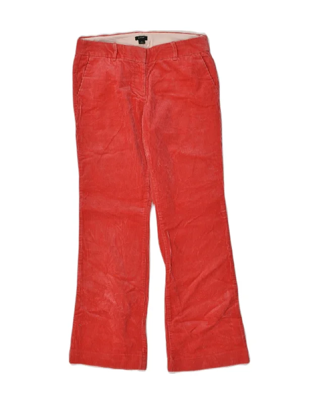 J. CREW Womens Flare Corduroy Trousers US 6 Medium W32 L30 Red Cotton Trousers Polka Dot Cute J. CREW Womens Flare Corduroy Trousers US 6 Medium W32 L30 Red Cotton Trousers Polka Dot Cute