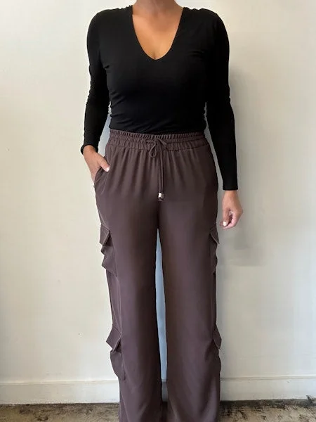 DOUBLE POCKET TROUSER Trousers Silk Elegant