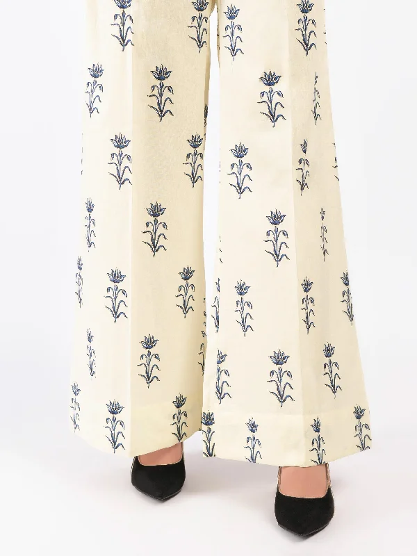 Printed Winter Cotton Trousers Trousers Culottes Wide Leg