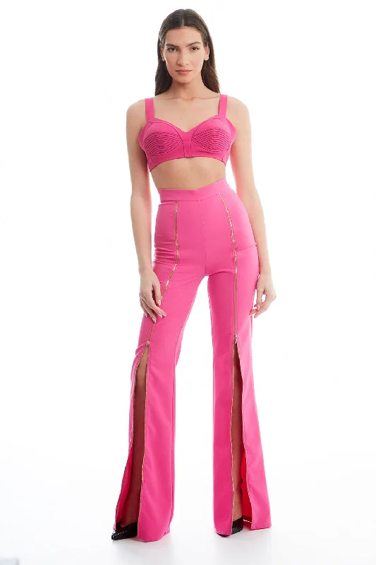 EXPOSE TROUSERS Trousers High Rise Slim Fit