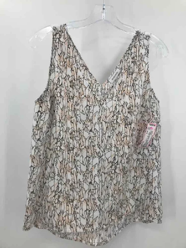 Pre-Owned Nordstrom White Size Small Tank Top v-neck tank top